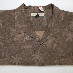 Tommy Bahama Men Hawaiian Shirt Size L